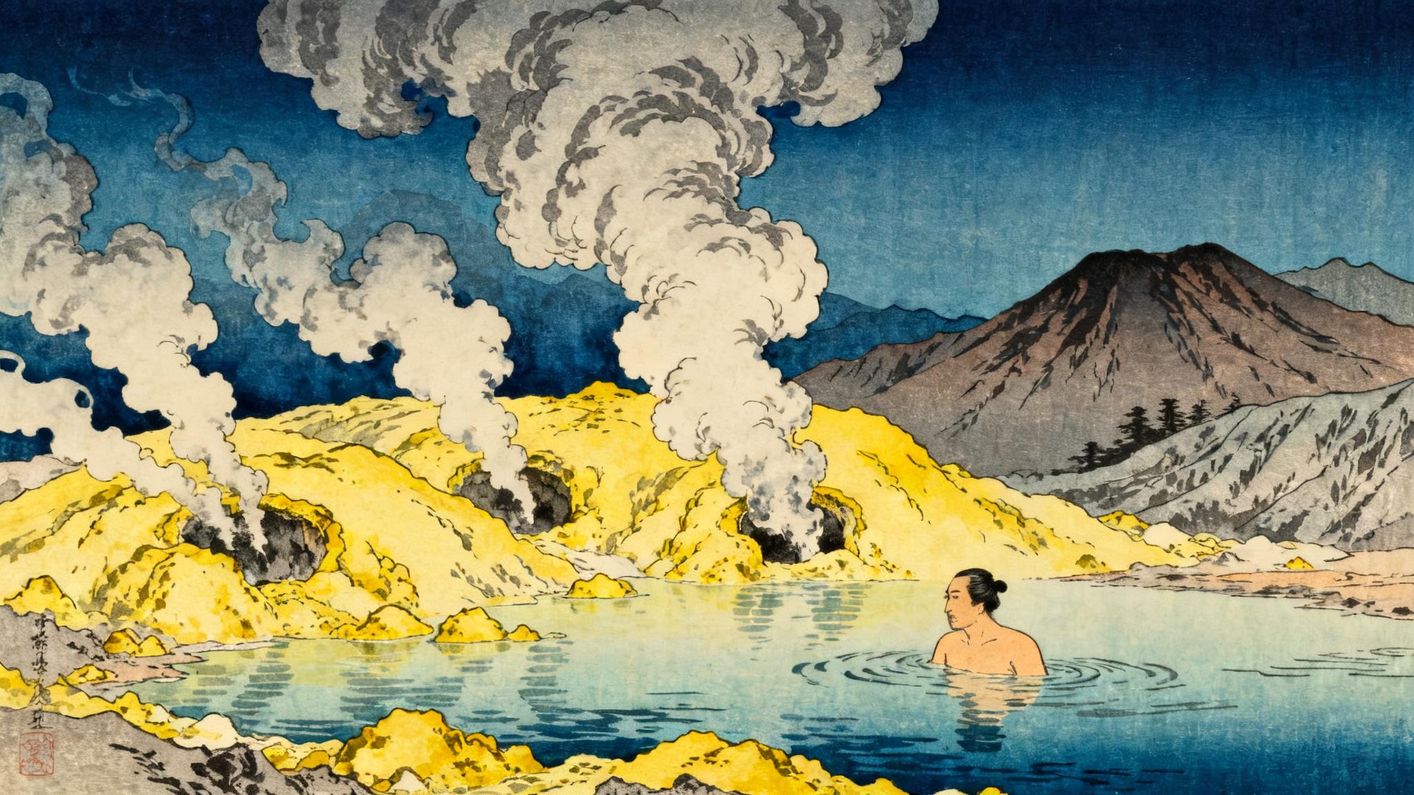 硫磺泉 — 皮膚護理的天然良方