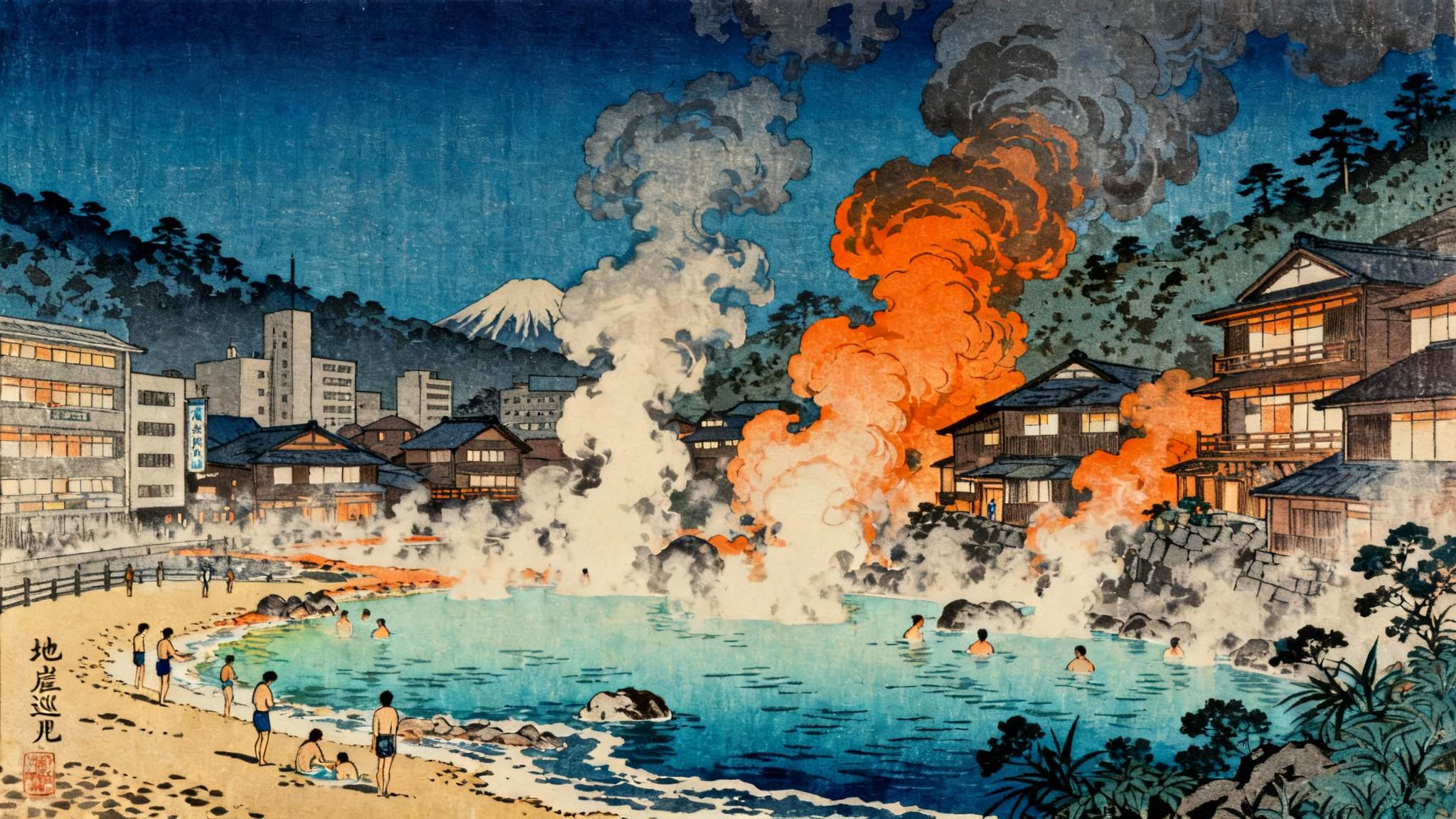 別府溫泉 — 地獄巡禮與砂湯體驗