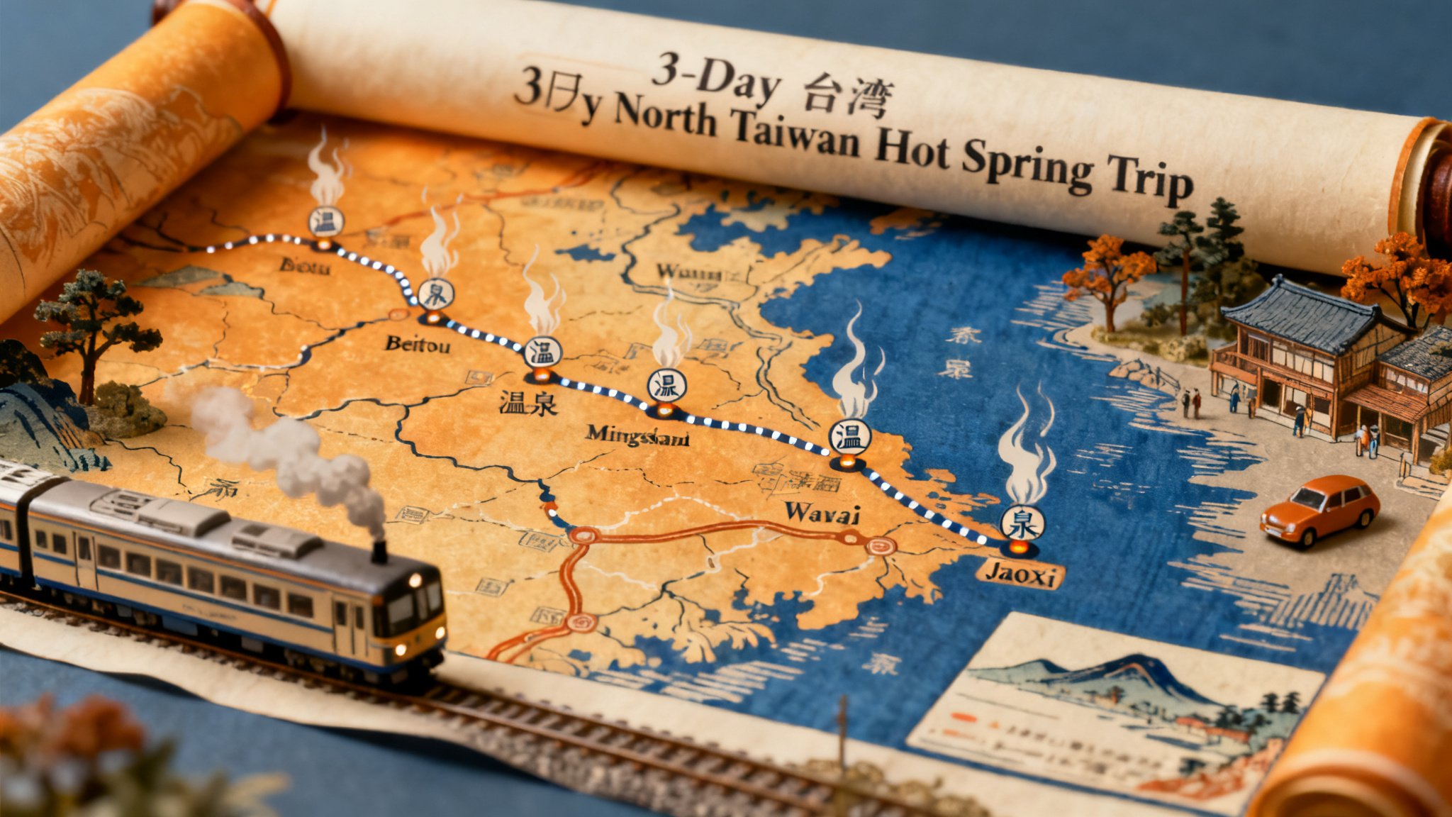 三天兩夜北台灣溫泉之旅